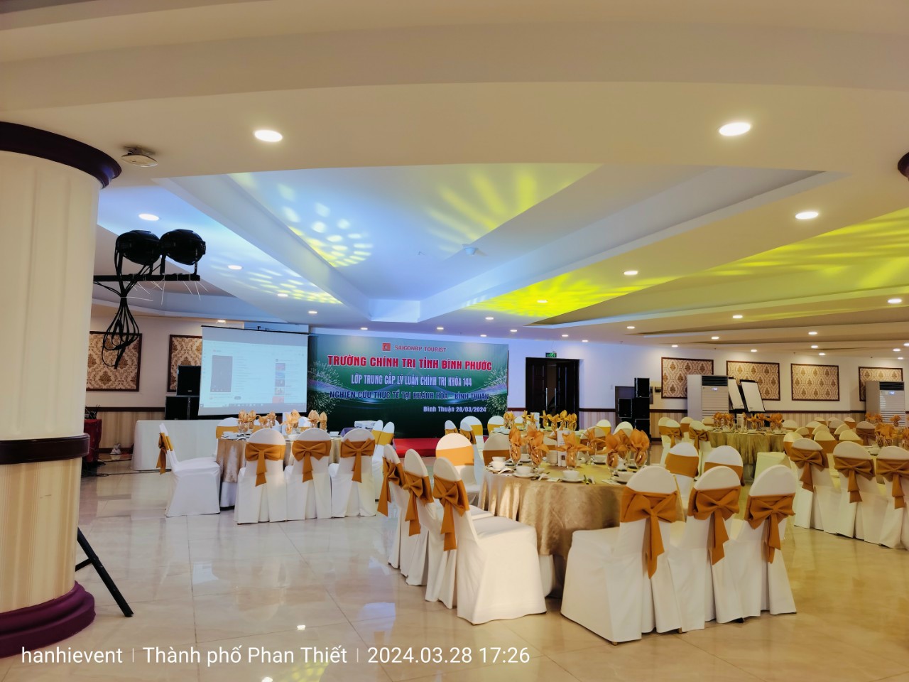 Âm thanh ánh sáng sân khấu gala dinner tại khách sạn TTC Phan Thiết