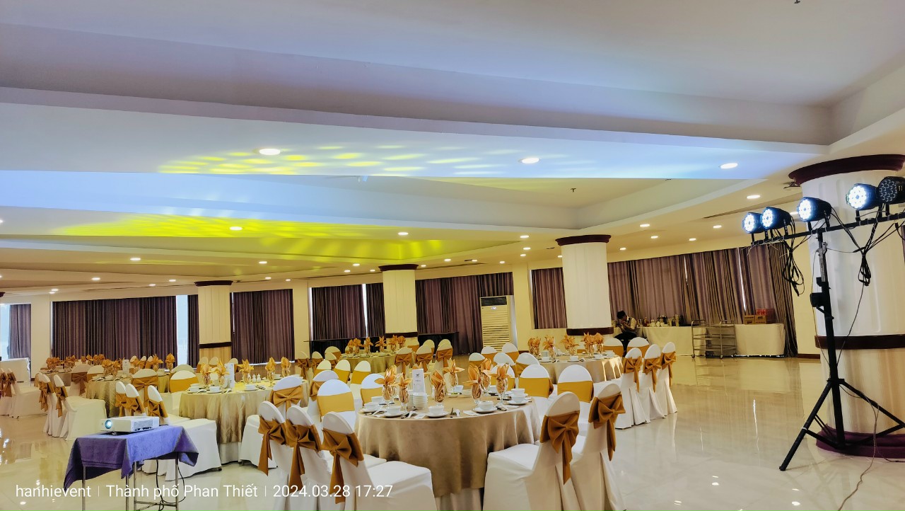 Âm thanh ánh sáng sân khấu gala dinner tại khách sạn TTC Đồi Dương Phan Thiết