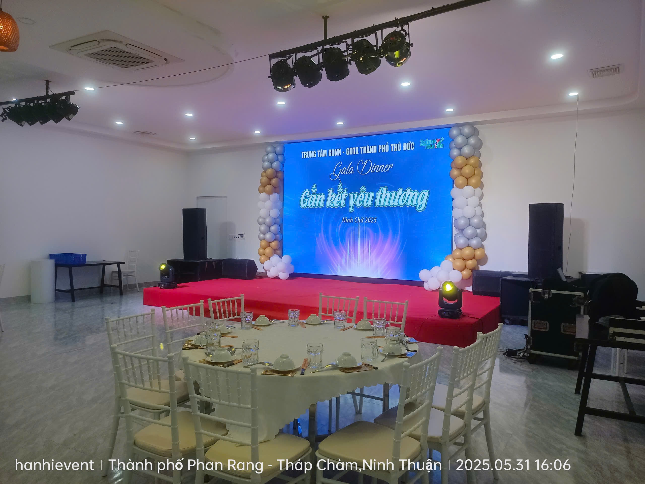 Tổ Chức Gala Dinner tại nhà hàng Oxy Garden Phan Rang | Hà Nhí event Ninh Thuận