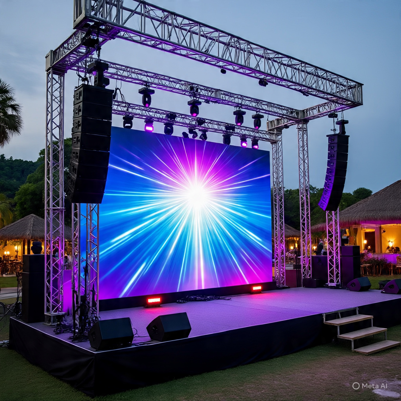 Dịch vụ trọn gói âm thanh ánh sáng, sân khấu, màn hình led Phan Thiết, Bình Thuận, Ninh Thuận