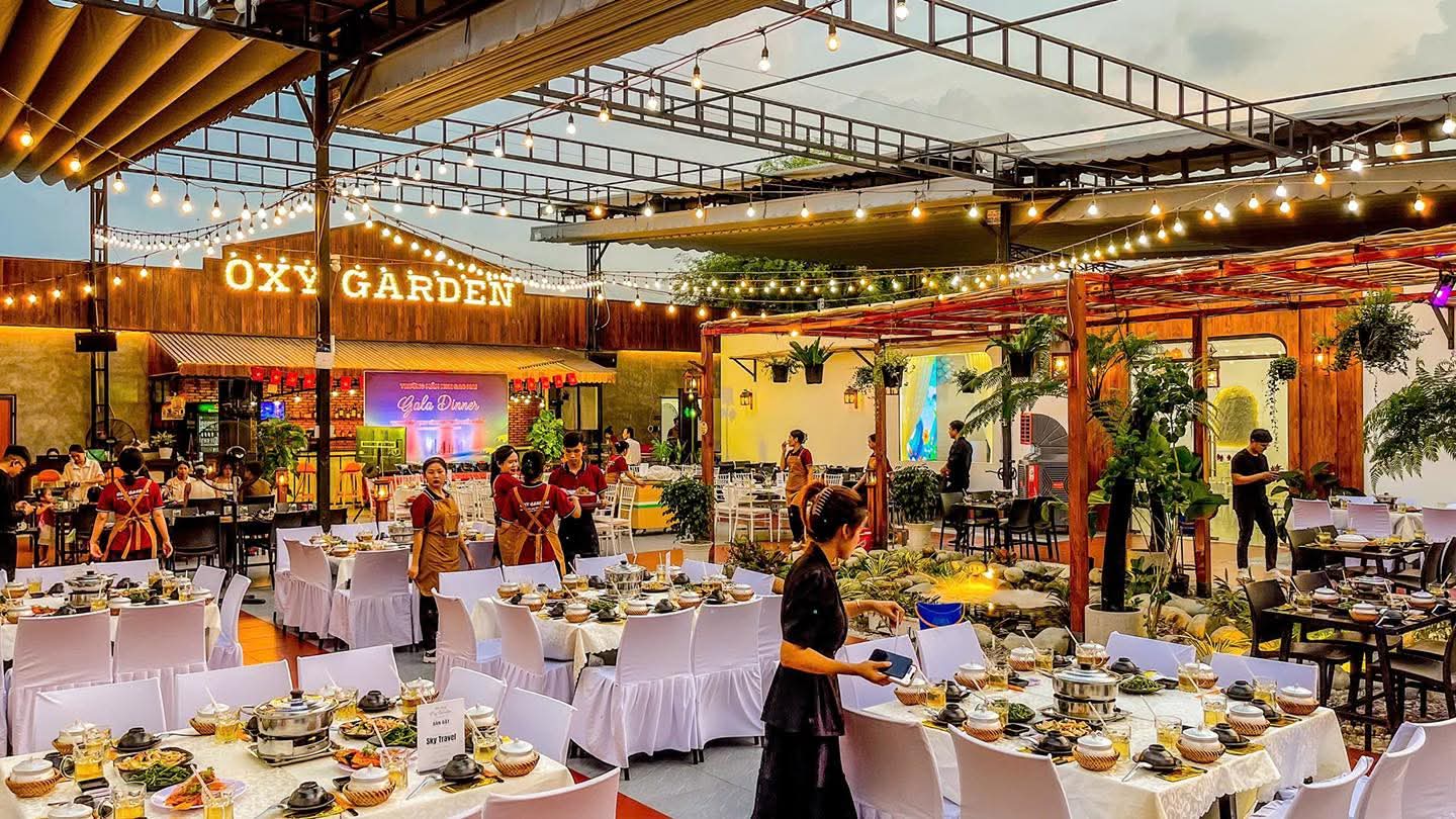 Gala dinner tại nhà hàng Oxy Garden Ninh Thuận trọn gói