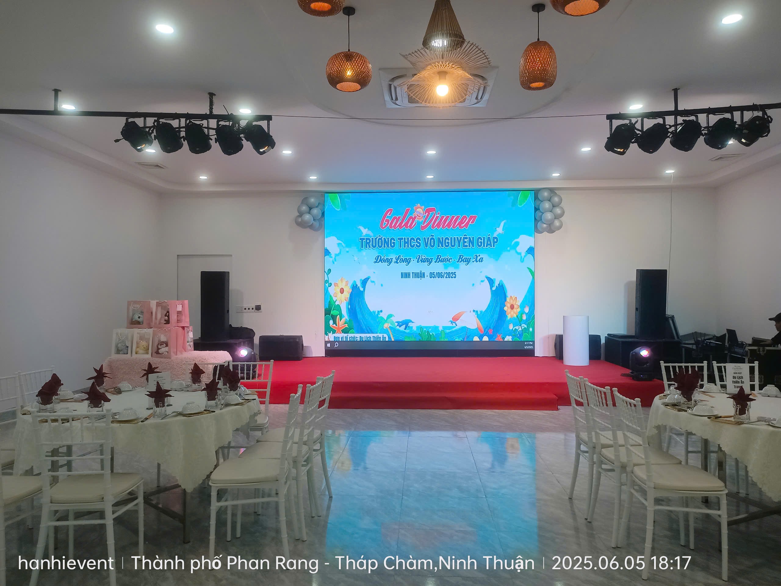 Trọn gói gala dinner tại Ninh Thuận